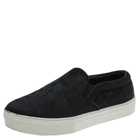 celine pony hair sneakers price|Celine Black Pony Hair Slip On Sneakers .